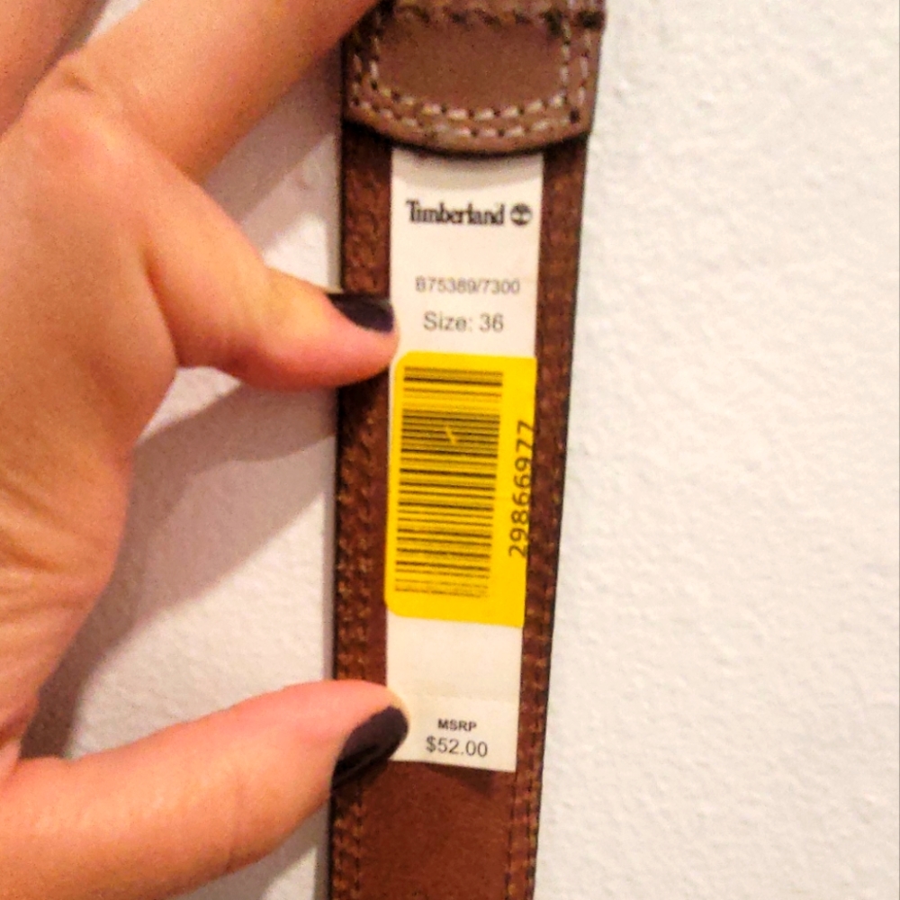 Timberland brown belt